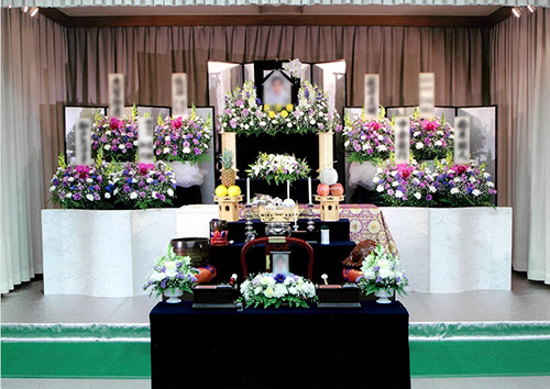 区民葬祭 祭壇